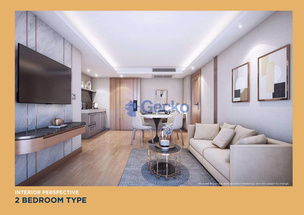 2 Bedrooms Condo in Wyndham Jomtien Jomtien C010784 (Photo 1)