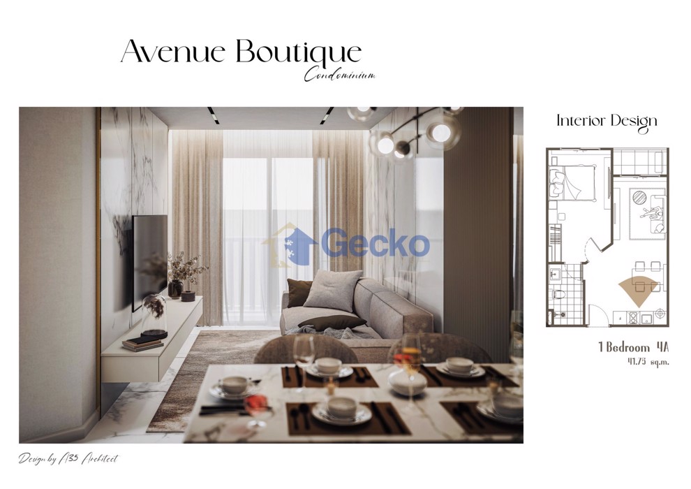 Picture of 1 Bedroom Condo in Avenue Boutique Condominium Central Pattaya C012351