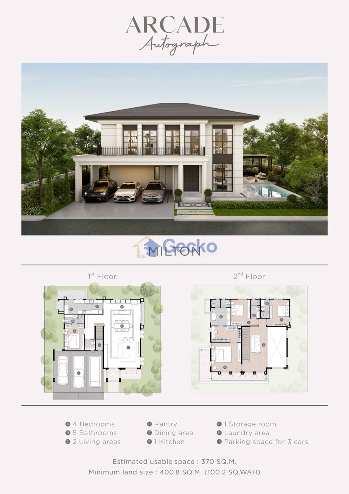 4 Bedrooms House in Arcade Autograph  East Pattaya H012881 (Photo 4)