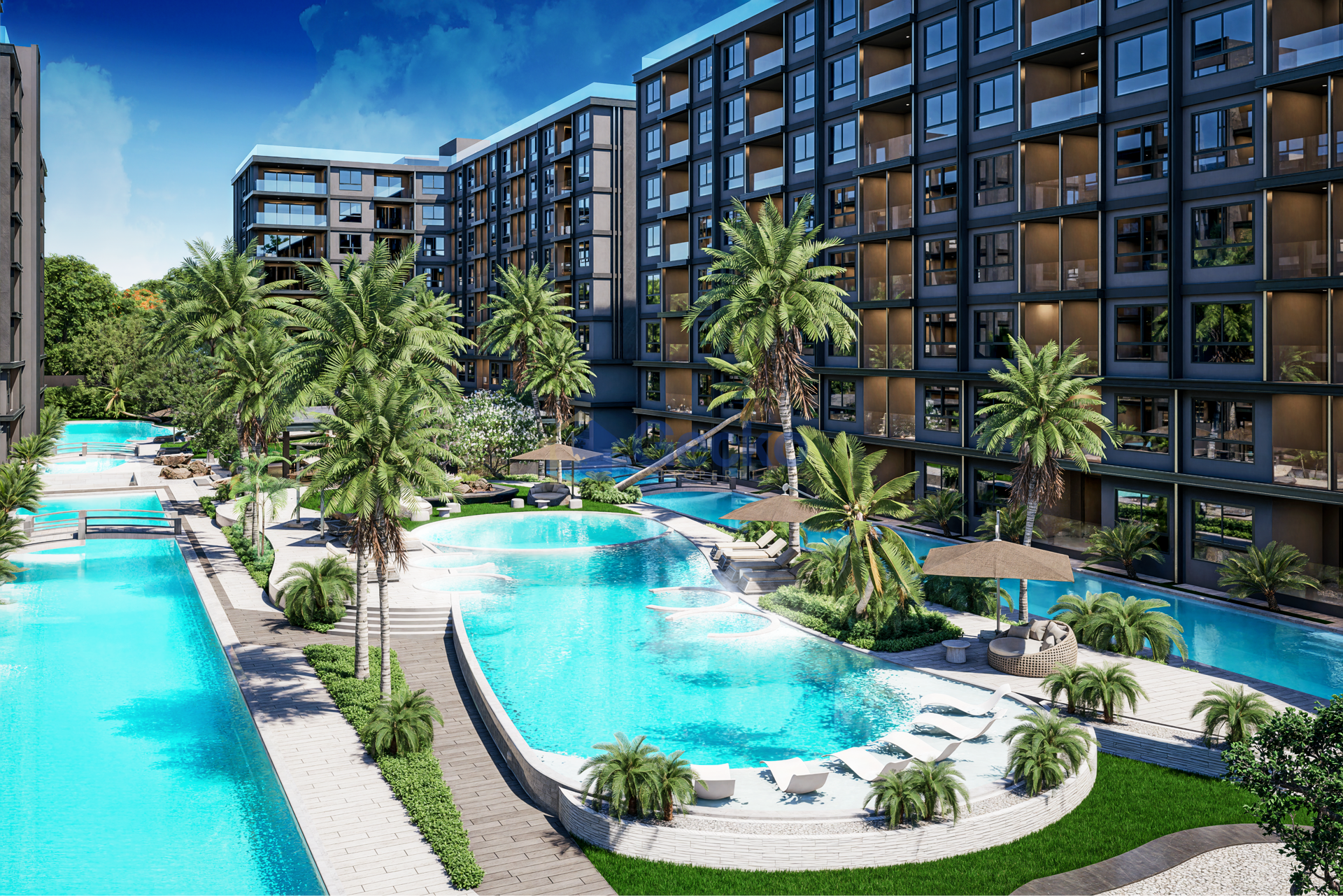 2 Bedrooms Condo in Zenith Pattaya ll South Pattaya C013027
