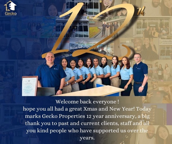 Today marks Gecko Properties 12 year anniversary!