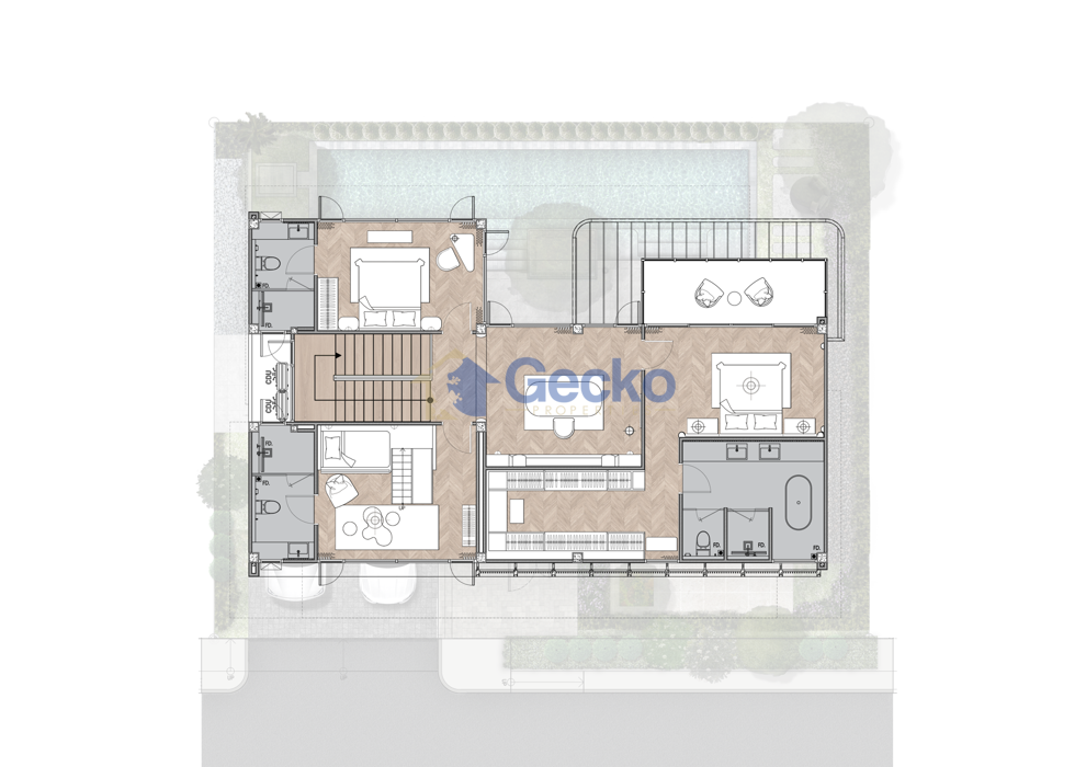 4 Bedrooms House in Solava Pattaya  East Pattaya H013064 (Photo 3)