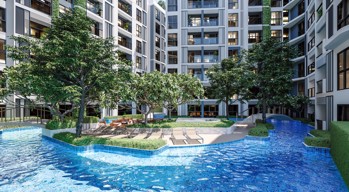 Studio Condo in Eco Resort Bang Saray C013479