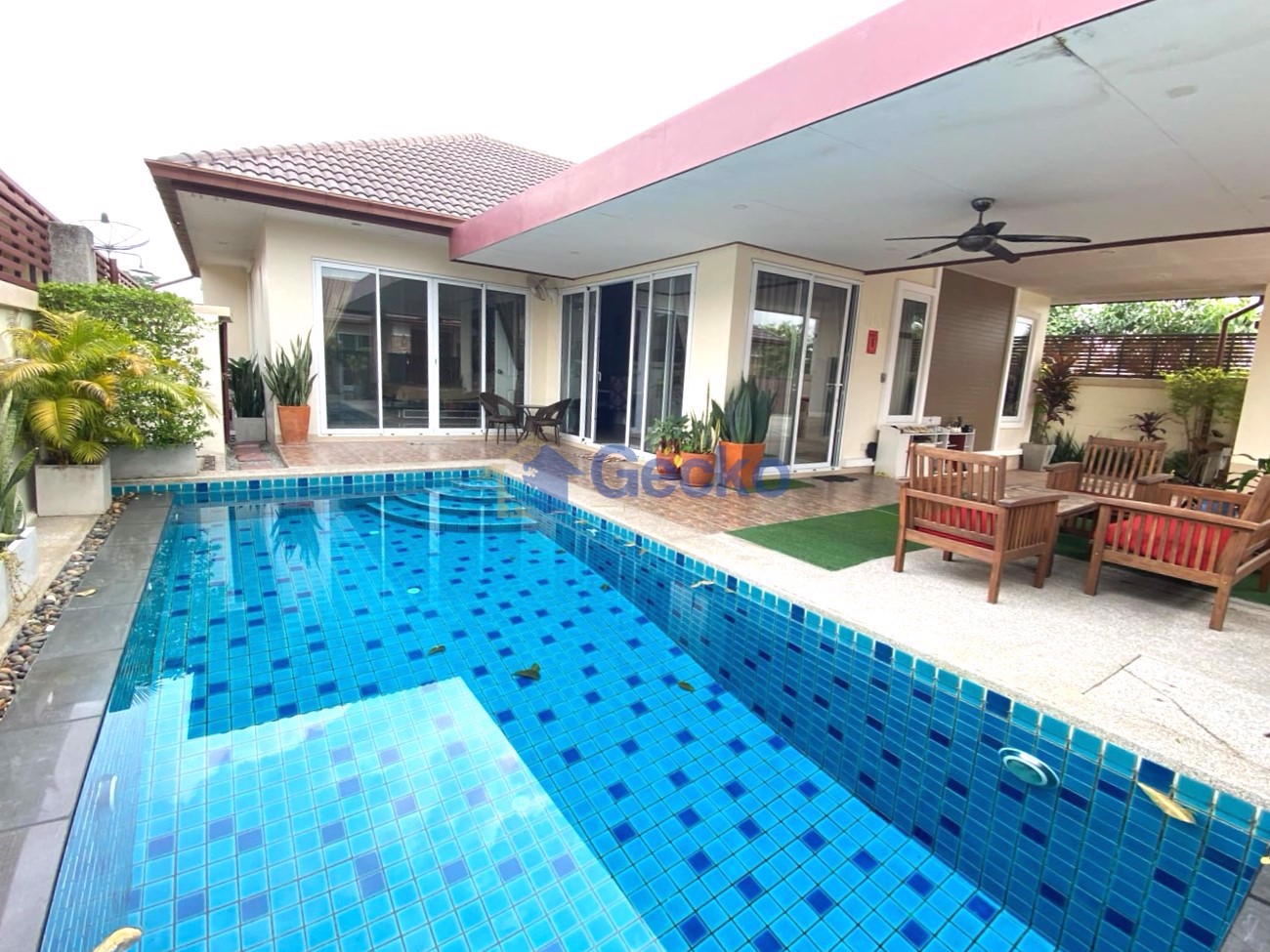 3 Bedrooms House in Garden Ville 2  Huay Yai H013552